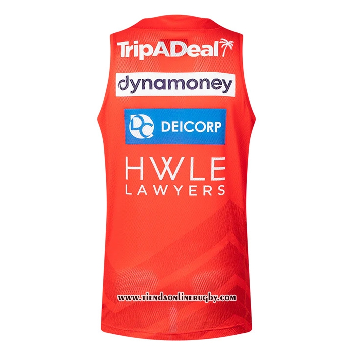 Tank Top St. George Illawarra Dragons Rugby 2026 Entrenamiento Rojo